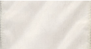 Ivory Wired Chiffon Ribbon #004