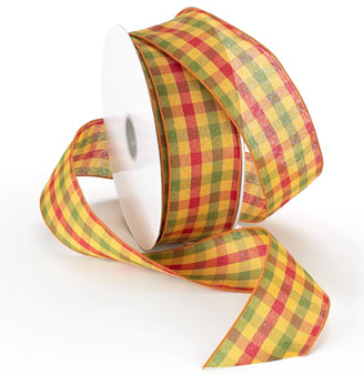 Hayride Ribbon Wired - 7392- 636