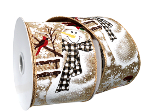 Country Snowman Ribbon # 7867.60/10-631