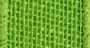 Hot Lime Burlap Wired Ribbon #027