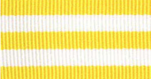 Yellow Striped Grosgrain #605