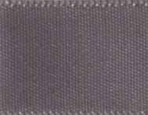 Metal Grey Single Faced Satin Ribbon #017