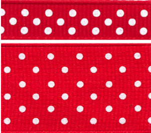 Red Swiss Dots #609