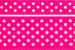 Neon Hot Pink Swiss Dots #616