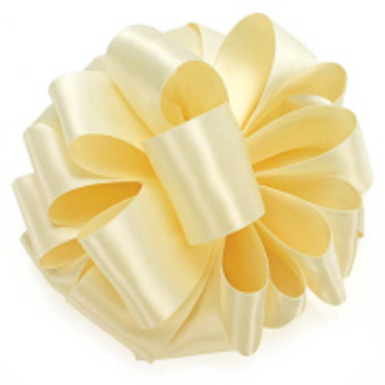 Wholesale Cream Double Faced Satin Ribbon.