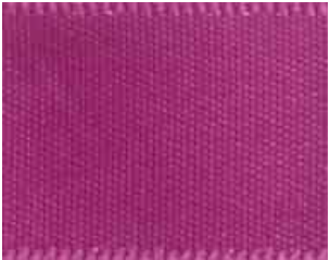 Raspberry Rose Double Faced Satin Ribbon #185