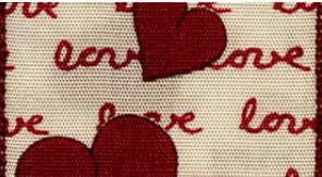 Amore Red - wired sheer