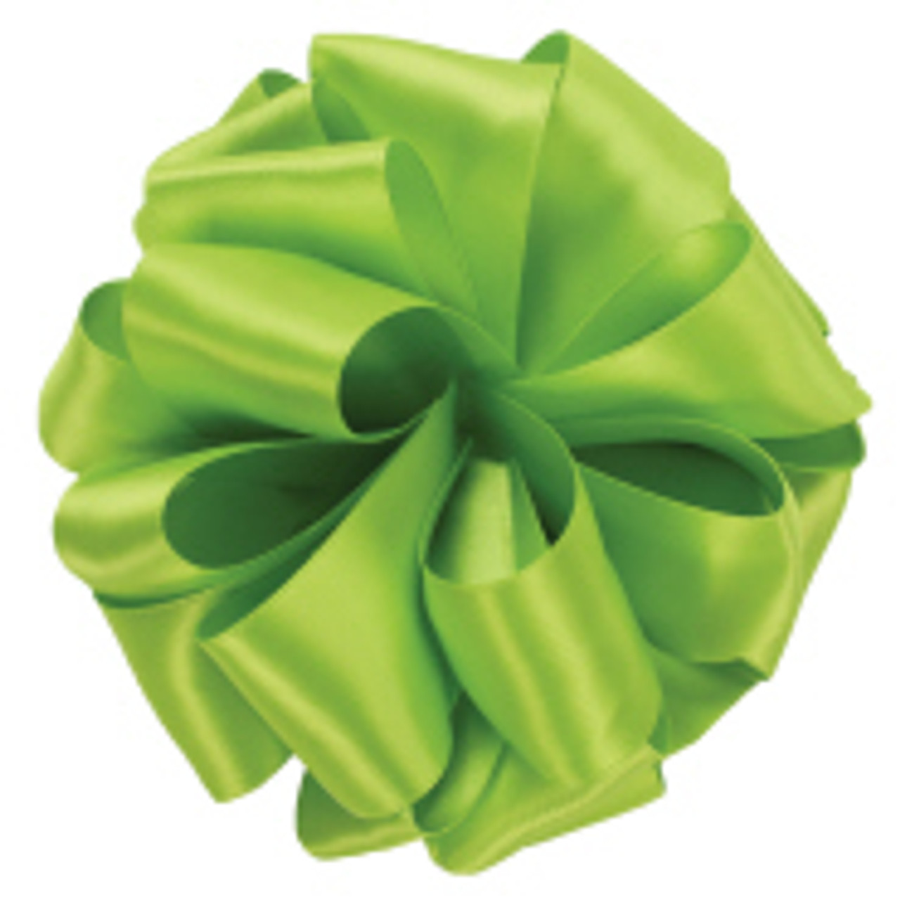 New Chartreuse Double Faced Satin Ribbon