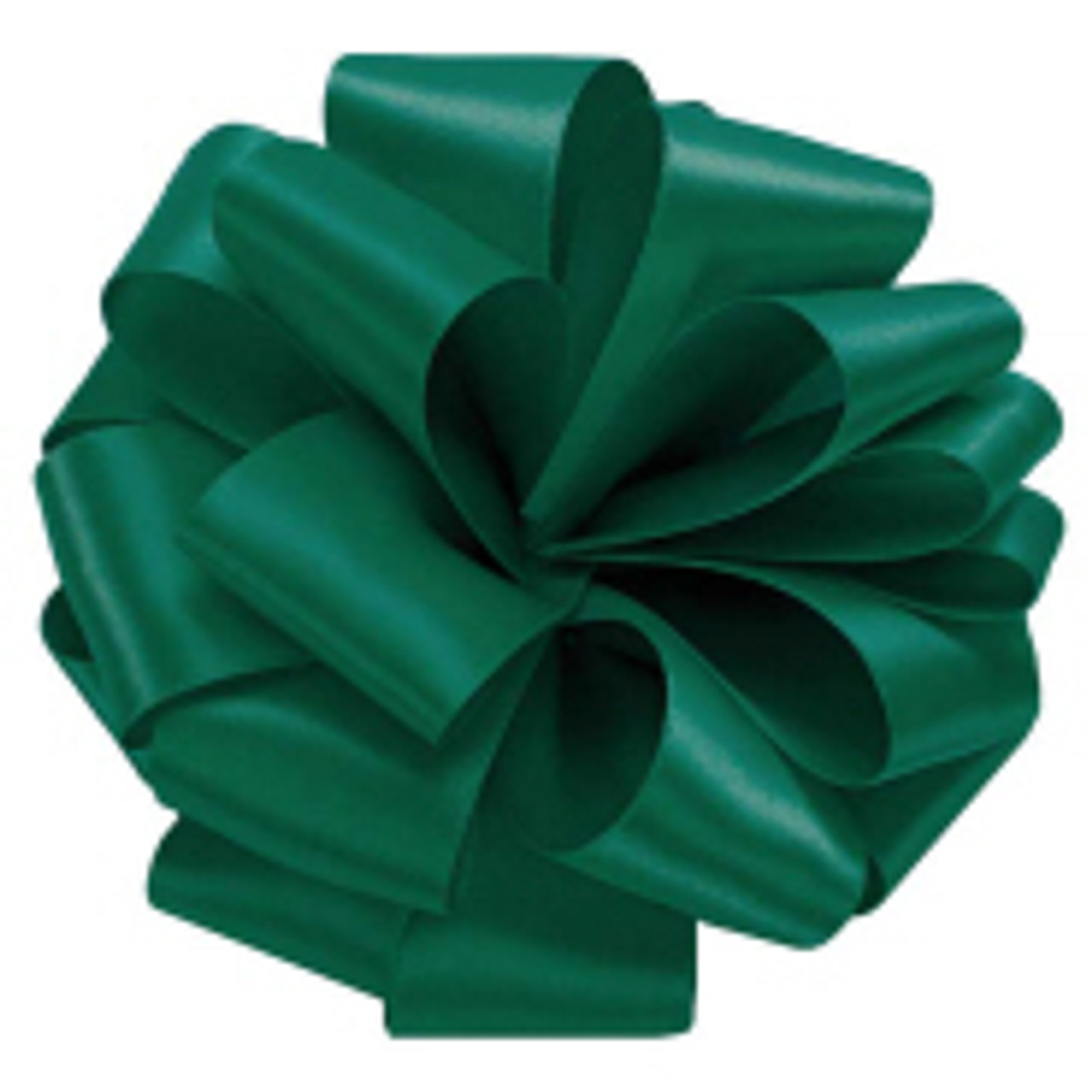 Offray Ribbon, Forest Green 5/8 inch Single Face Satin Polyester