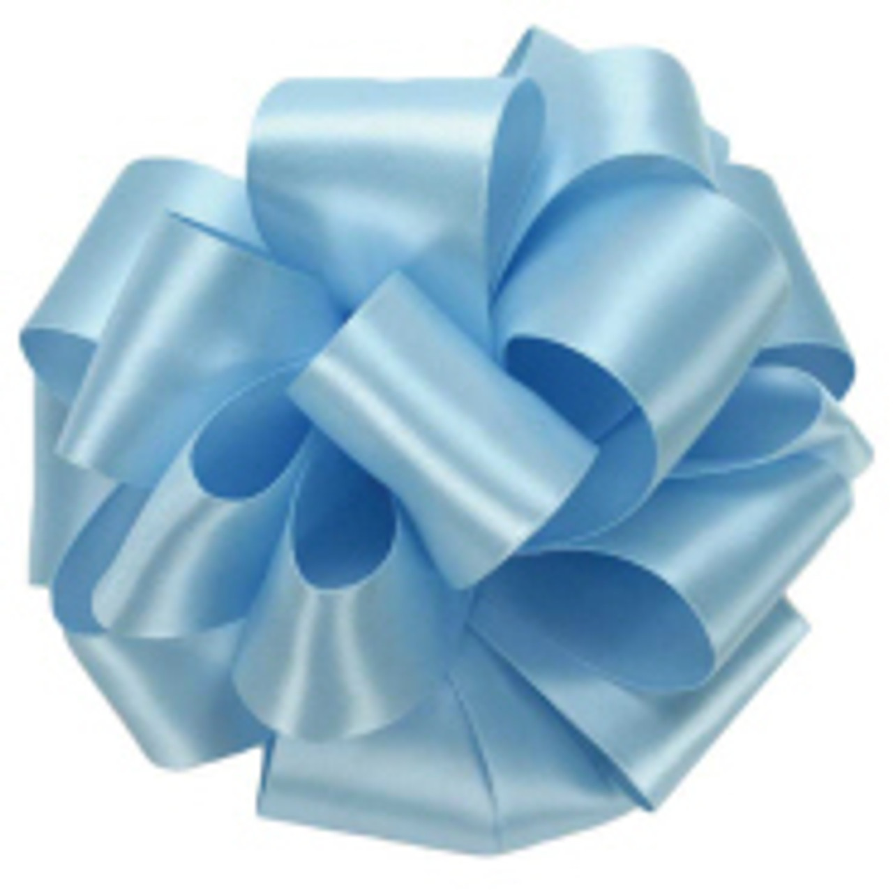 Wholesale Light Blue Offray Double Faced Satin Ribbon