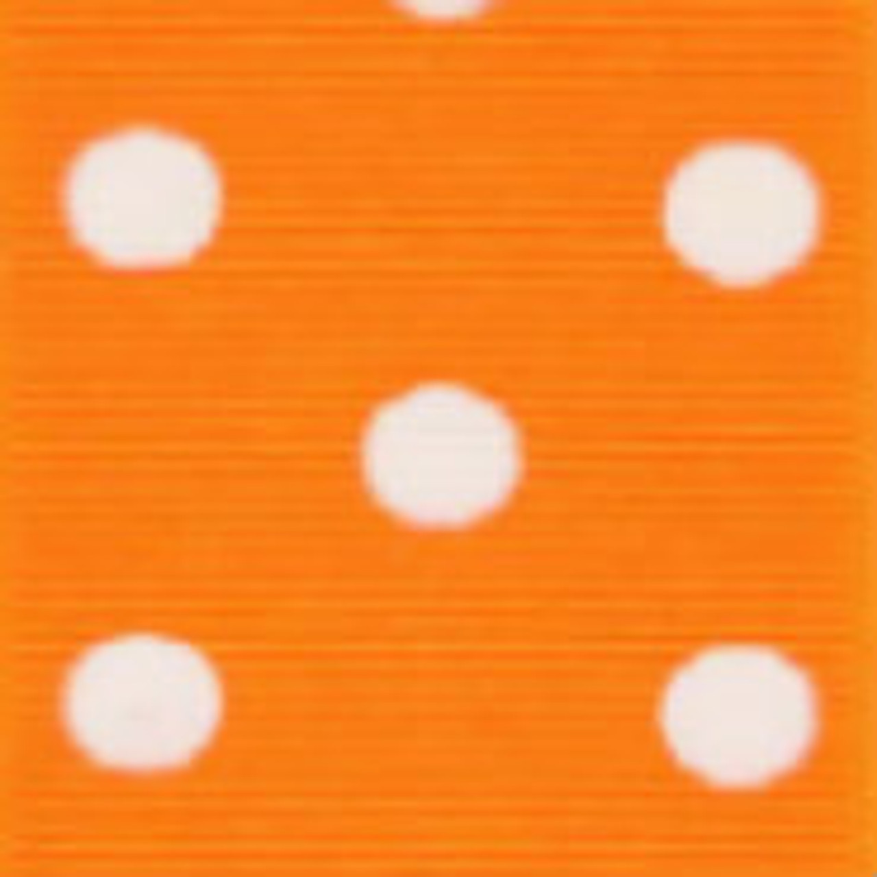 Torrid Orange & White Grosgrain Polka Dots