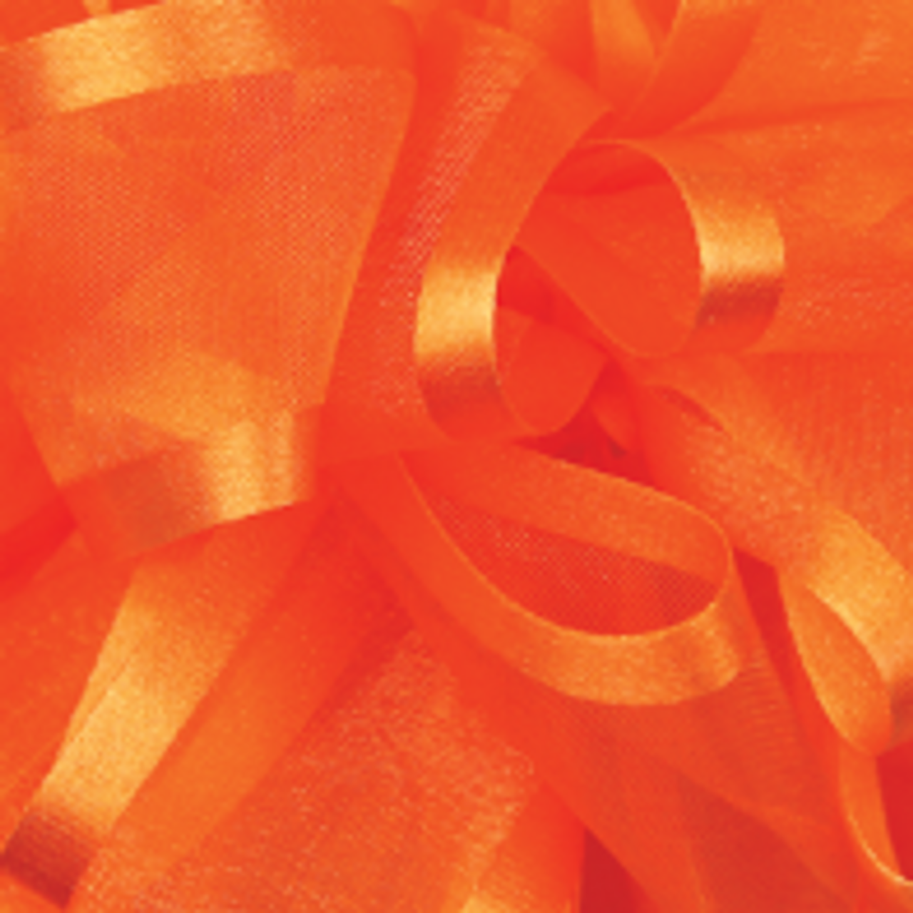 Torrid Orange Pirouette Sheer and Satin Ribbon