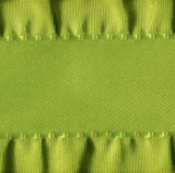 Citrus Double Ruffle Ribbon | Wholesale Ruffle Ribbon