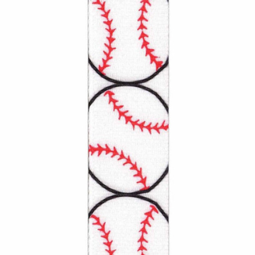 Baseball Grosgrain Sports Ribbon