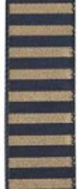 Horizontal Striped Wired Ribbon - Horizontal Stripe Ribbon