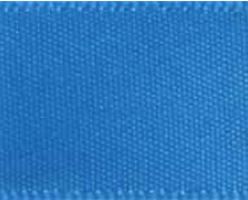 Aegean Blue Single Faced Satin Ribbon #327