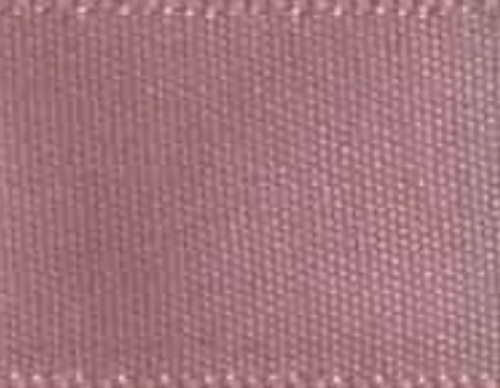 Antique Mauve Double Faced Satin Ribbon