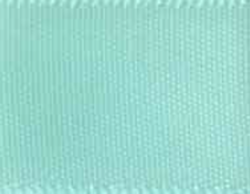 Aqua Single Faced Satin Ribbon
