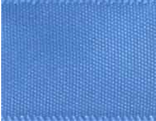 Capri Blue Single Faced Satin Ribbon #337