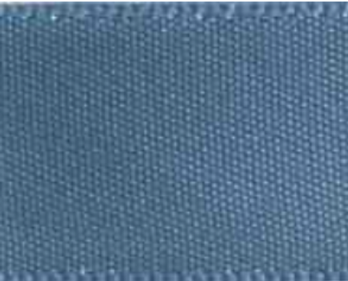 Antique Blue Single Faced Satin Ribbon #338