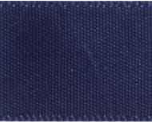 Ink Blue Single Faced Satin Ribbon #371