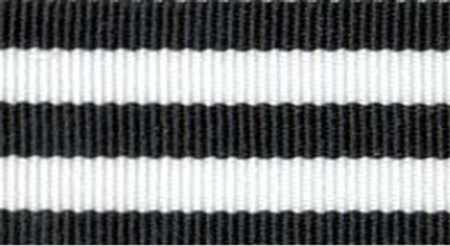 Black Striped Grosgrain #613 Black Striped Grosgrain #613