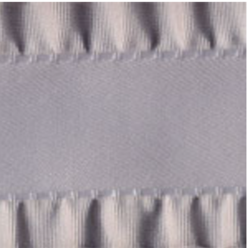 Shell Grey Double Ruffle Ribbon #631