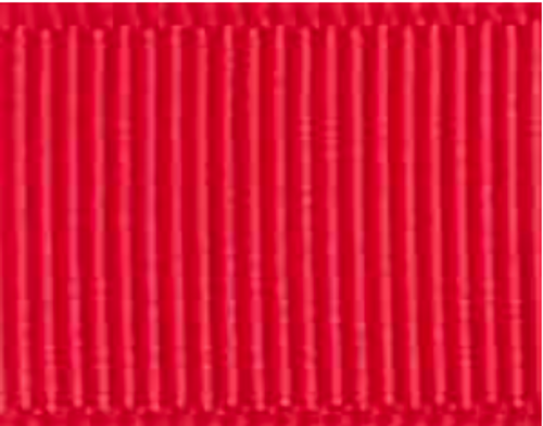 Hot Red Grosgrain Ribbon #252