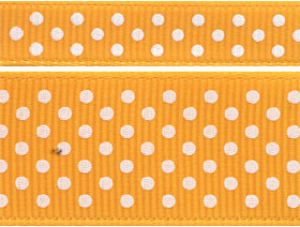 Bright Yellow Swiss Dots #705