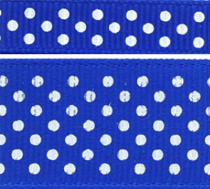 Royal Blue Swiss Dots #614