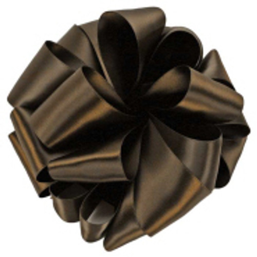 Brown Double Faced Satin Ribbon