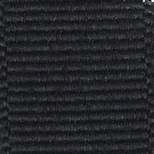 Black Solid Grosgrain Ribbon