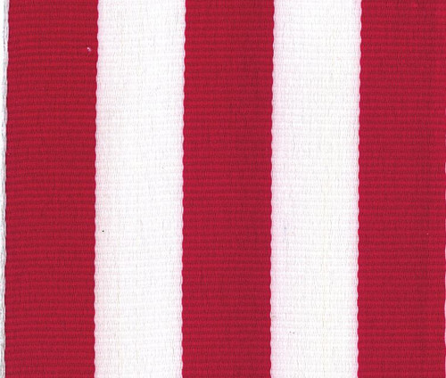 Wholesale Red Grosgrain Carnival Striped Ribbon by Offray.