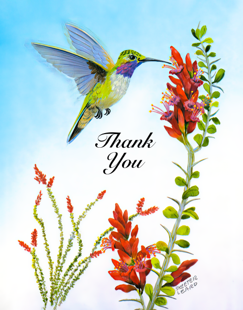 N-477 Thank You by  Skeeter Leard