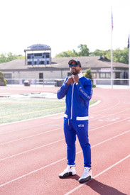 Mens 414 MILW  Blue Track Jacket