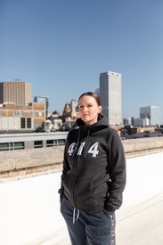 414 Womens Zip Hoodie