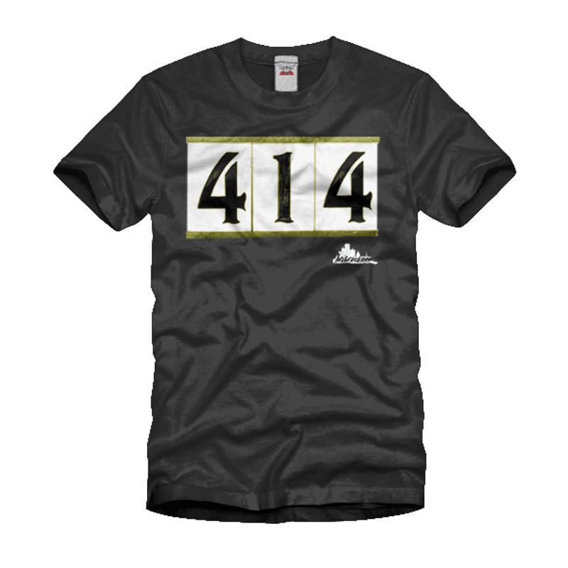 414 Milwaukee Baseball Stitch Graphic Shirt