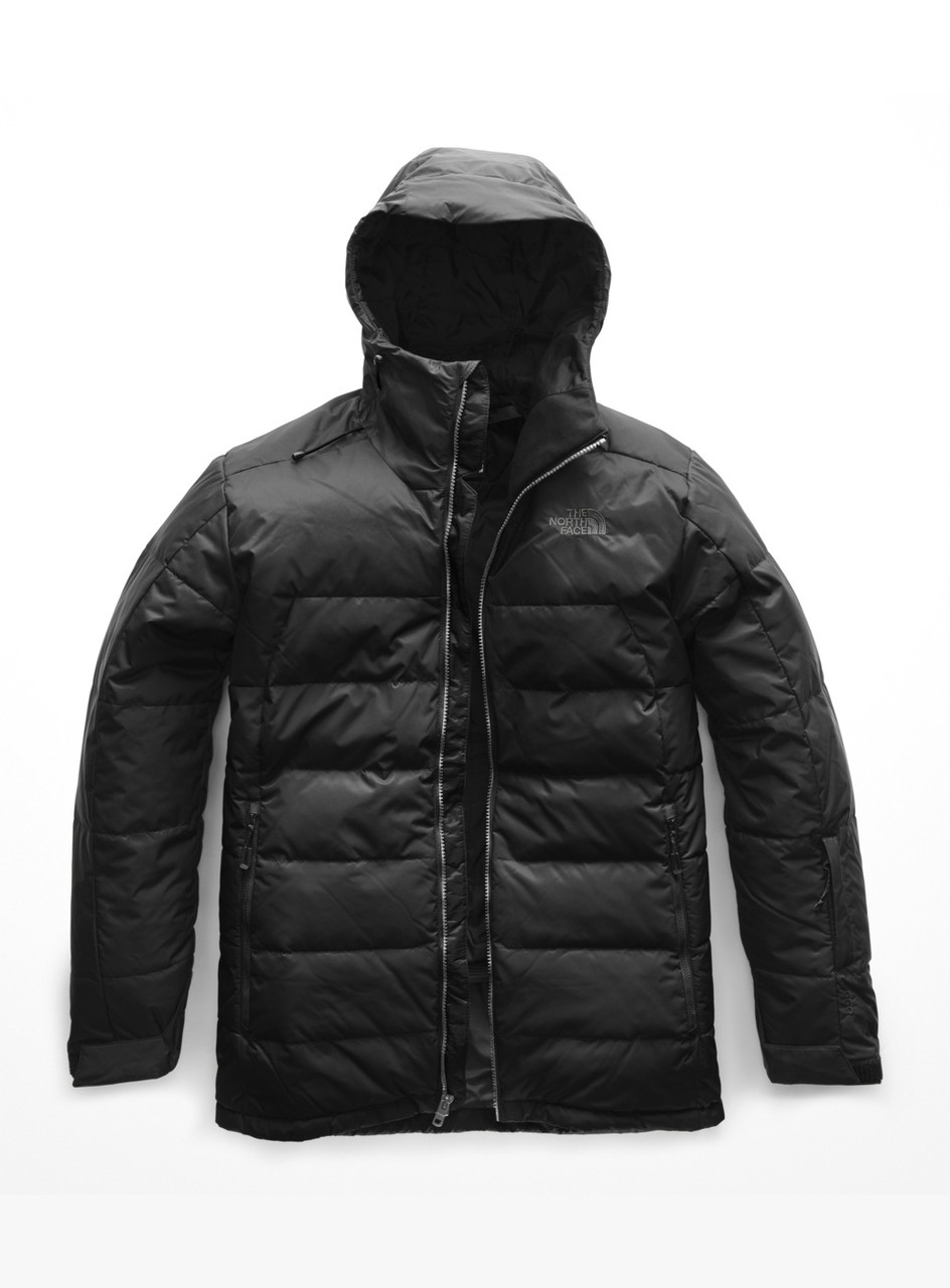 north face grey down jacket