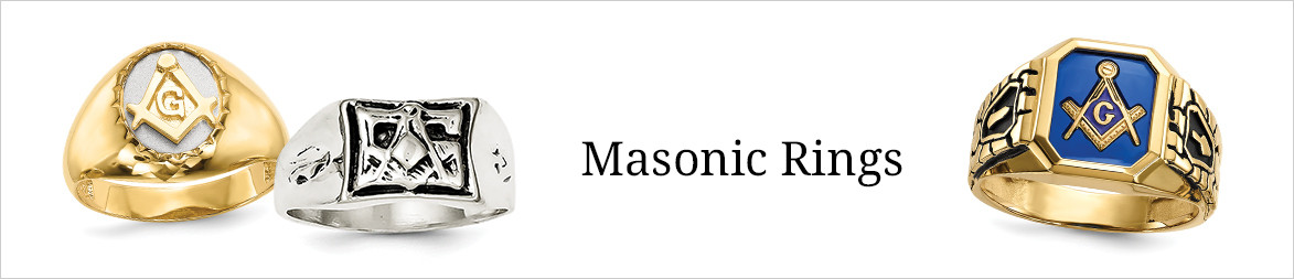 Men's Masonic Rings