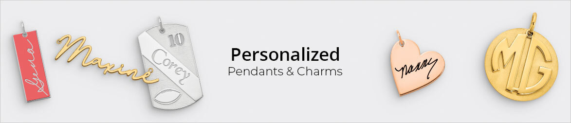 Personalized Pendants & Charms