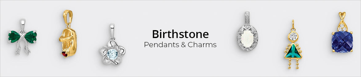 Birthstone Pendants & Charms