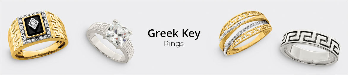 Greek Key Rings