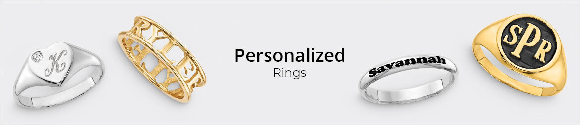 Name Personalized Rings