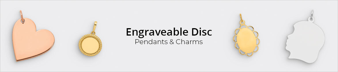 Engravable Disc Pendants & Charms