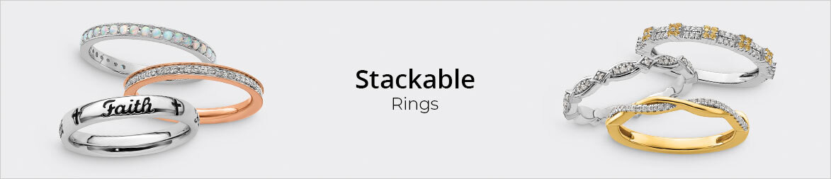 Stackable Diamond Rings