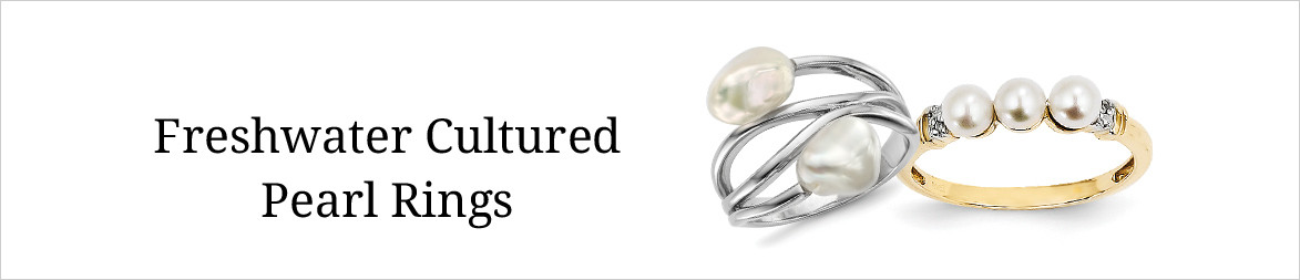 Freshwater Cultured Pearl Rings
