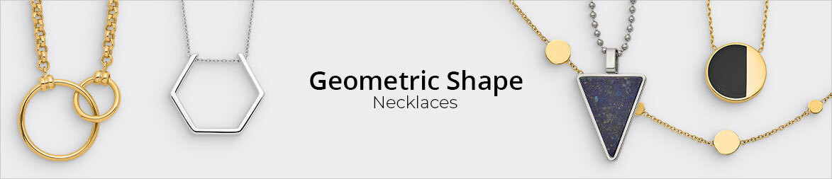 Geometric Shape Necklaces