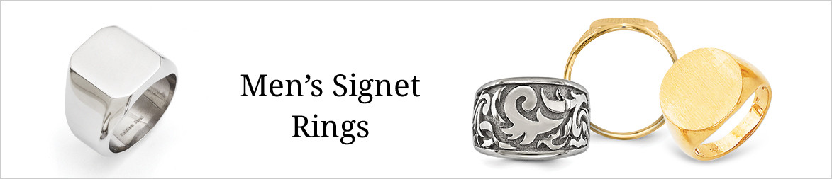 Men's Signet Rings