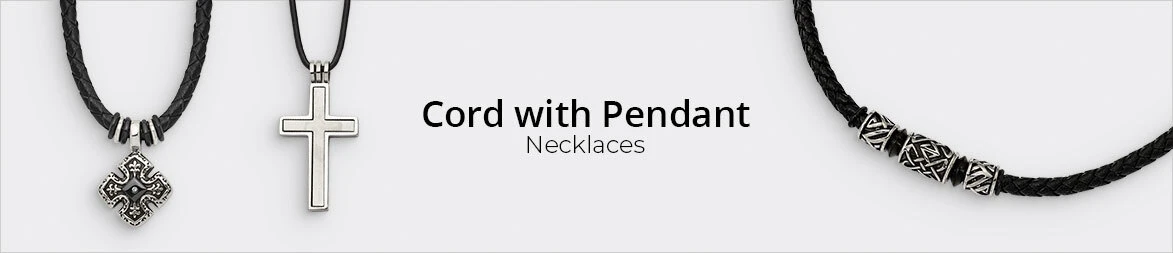 Cord Necklaces with Pendants
