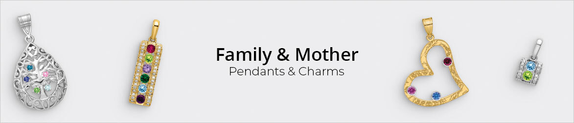 Family and Mother Pendants & Charms